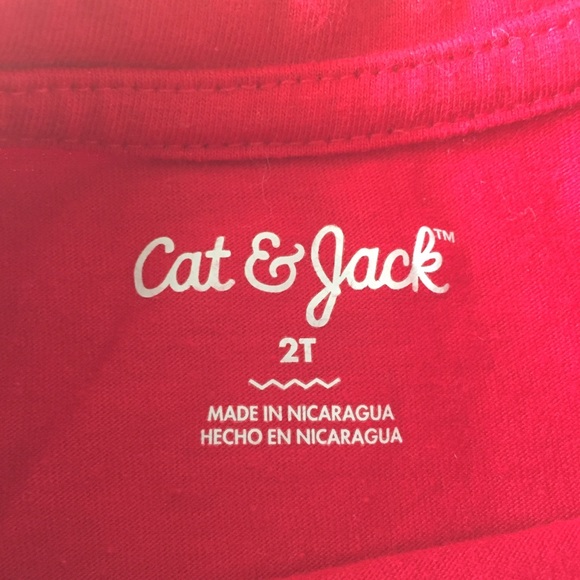 Red Cat&Jack Valentine Shirt w/ Gold Heart❤️ - Picture 3 of 4
